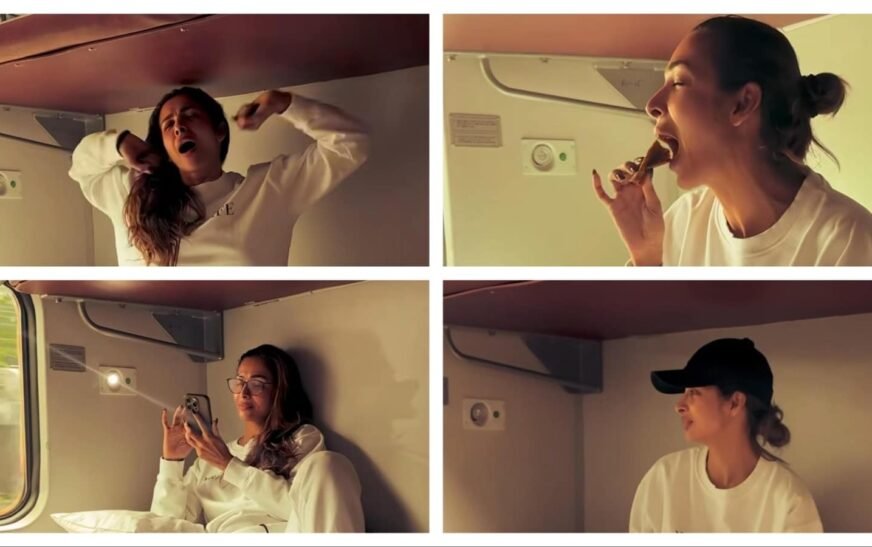 Malaika Arora indulges in good food and skincare routine in a fun-filled train ride: ‘Living my best life with a dabba’ | Bollywood