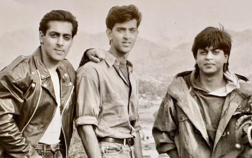 Hrithik Roshan finally shares Karan Arjun AD days pics; looks like ‘young Kabir’ next to Shah Rukh Khan, Salman Khan | Bollywood