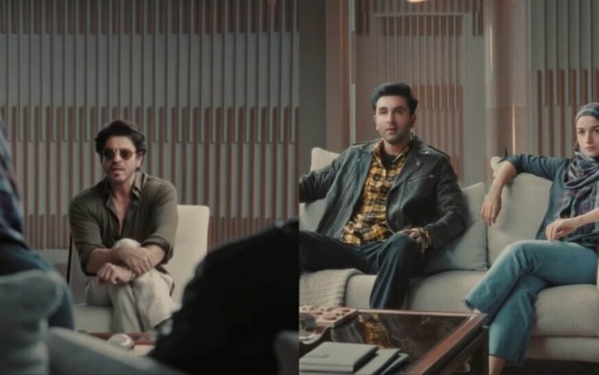 Shah Rukh Khan gives marriage counselling to Ranbir Kapoor, Alia Bhatt in new video, she threatens to ‘dhop’ husband | Bollywood