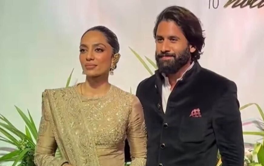 Naga Chaitanya, Sobhita Dhulipala are newly married couple goals at Aaliyah Kashyap’s wedding. Watch | Bollywood