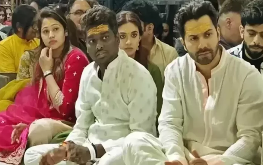 Varun Dhawan, Wamiqa Gabbi, Keerthy Suresh and Atlee seek blessings at Mahakaleshwar Temple ahead of Baby John’s release | Bollywood