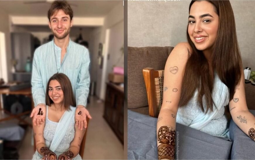 Anurag Kashyap’s daughter Aaliyah Kashyap and Shane Gregoire flaunt love for their pets in their mehendi. See pics | Bollywood