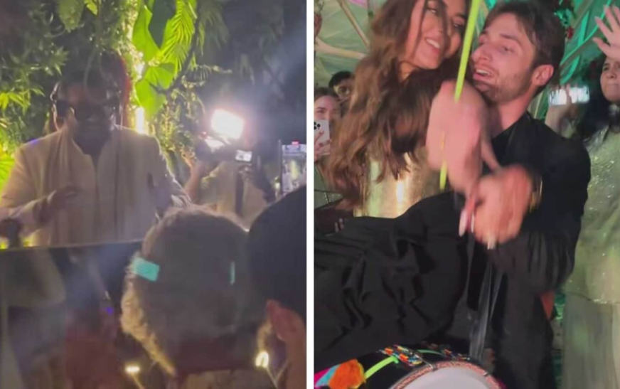 Anurag Kashyap turns DJ at daughter Aaliyah Kashyap’s wedding, groom Shane Gregoire plays the dhol: Watch inside videos | Bollywood