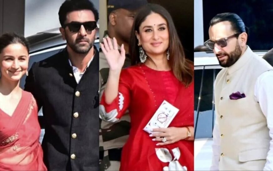 Alia Bhatt-Ranbir Kapoor, Kareena Kapoor-Saif Ali Khan leave for Delhi to invite PM Modi for Raj Kapoor film fest. Watch | Bollywood