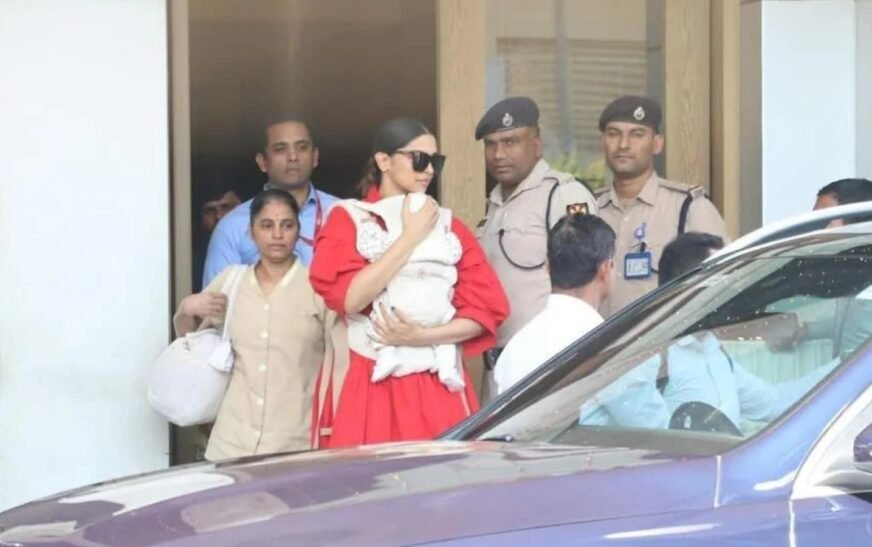 Deepika Padukone returns to Mumbai with Dua Padukone Singh, leaves netizens gushing over her daughter’s ‘tiny hands’