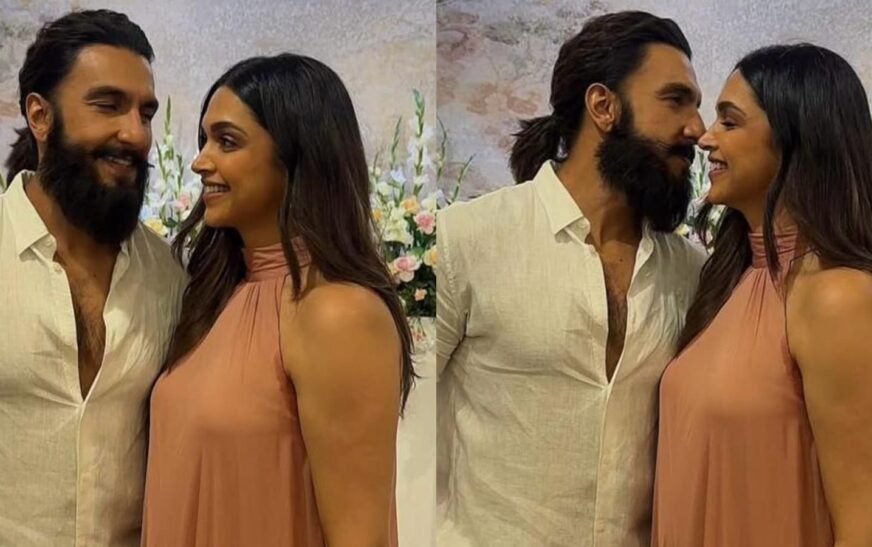 Ranveer Singh and Deepika Padukone reveal daughter Dua’s face to paparazzi at private event | Bollywood