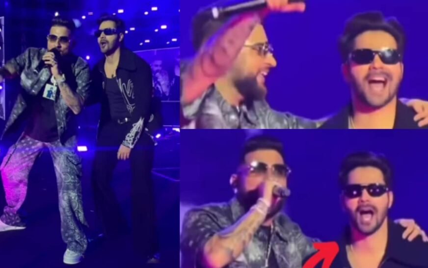 Varun Dhawan trolled for incorrect lip-syncing at Karan Aujla’s concert; fans say ‘should’ve invited Vicky Kaushal’