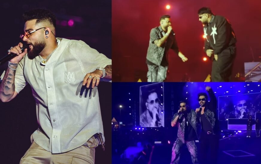 Karan Aujla surprises fans by dancing to Salman Khan’s song; Badshah, Varun Dhawan make a cameo at his concert