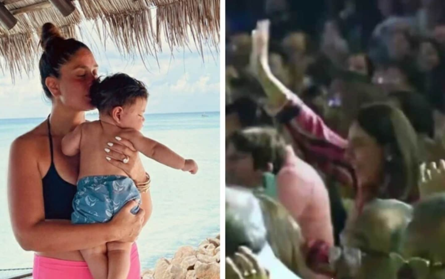 Kareena Kapoor channels Anjali from Kabhi Khushi Kabhie Gham as she cheers for Jeh at his school function. Watch | Bollywood