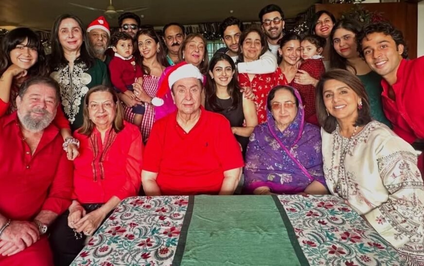 Inside Kapoor family Christmas: Ranbir Kapoor, Alia Bhatt, Raha, Agastya Nanda, Navya light up the family pics | Bollywood