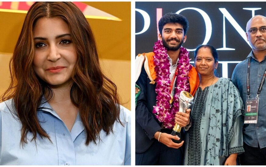 Anushka Sharma praises chess world champion D Gukesh’s father Dr Rajinikanth as he opens up about sacrifice | Bollywood