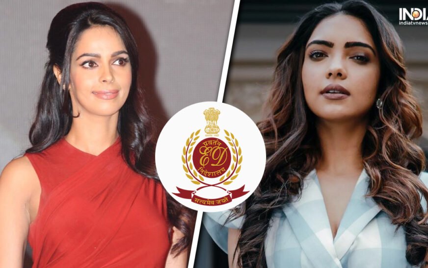 Mallika Sherawat, Pooja Banerjee questioned by ED in money laundering case linked to Pakistani betting website – India TV