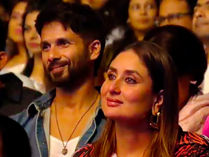 kareena kapoor khan and shahid kapoor unknowingly recreate iconic jab we met’ moment | करीना कपूर के साथ शाहिद कपूर की तस्वीर वायरल: दोनों को एक फ्रेम में देखकर फैंस खुश, बोले- आज फिर गीत-आदित्य की याद आ गई