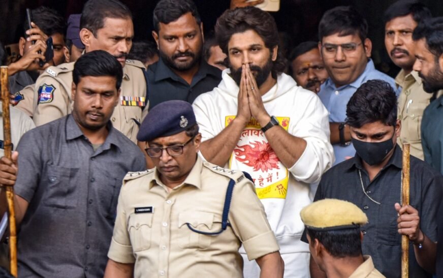 Allu Arjun released from jail after night of protests by fans in Hyderabad – India TV