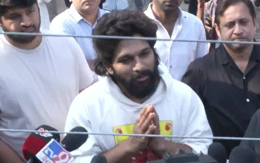 Allu Arjun breaks silence after release from jail, expresses gratitude, condolences