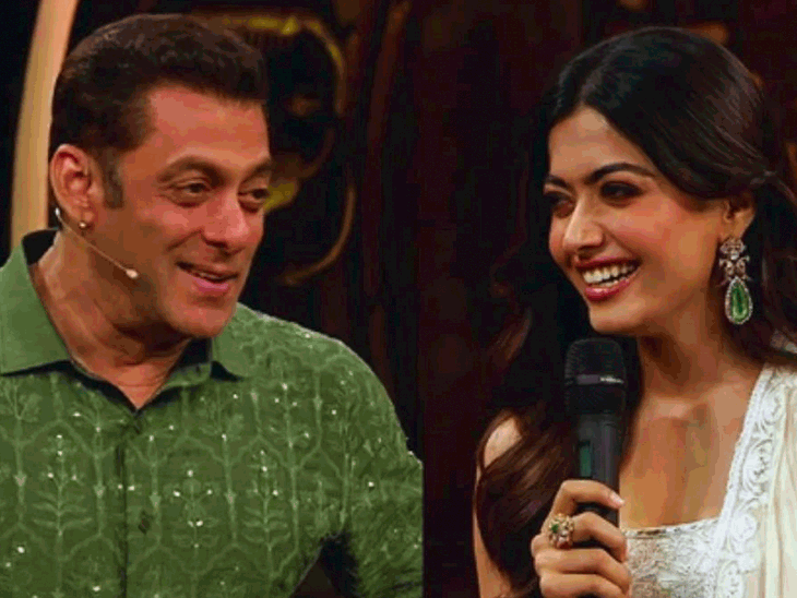 Rashmika Mandanna says Salman Khan took care of her when she fell sick on sets of Sikandar He got me healthy food and warm water | ‘सिकंदर’ की शूटिंग के दौरान रश्मिका हो गई थीं बीमार: बोलीं- सलमान खान ने बहुत ख्याल रखा, वह जमीन से जुड़े व्यक्ति हैं