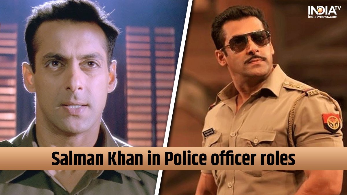 5 times when Salman Khan played a police officer on screen