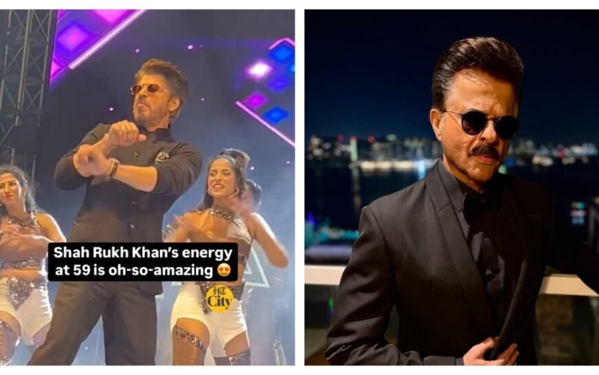 Fans think Shah Rukh Khan looks like Anil Kapoor in this video from a Delhi event. Do you see the resemblance? | Bollywood