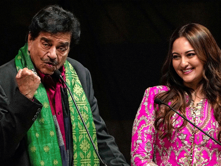 sonakshi sinha slams mukesh khanna for his remarks on her father Shatrughan Sinha and her upbringing | परवरिश पर उठाए सवाल तो मुकेश खन्ना पर भड़कीं सोनाक्षी: बोलीं- पिता के संस्कारों के कारण सम्मान से जवाब दिया, हमें खबरों का हिस्सा ना बनाएं