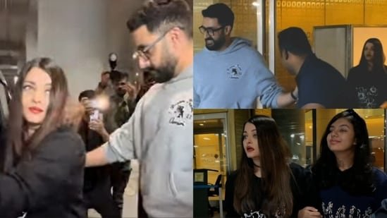 Bollywood News Live Today January 4, 2025 : Aishwarya Rai and Abhishek Bachchan return to Mumbai together after vacation, putting all divorce rumours to rest. Watch