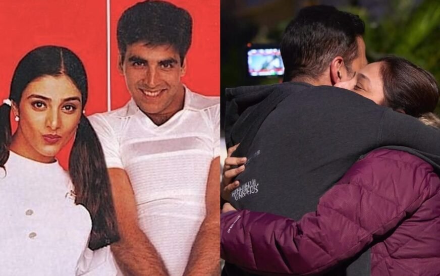 Akshay Kumar and Tabu share a warm hug as they reunite after 25 years for Priyadarshan’s Bhooth Bangla | Bollywood