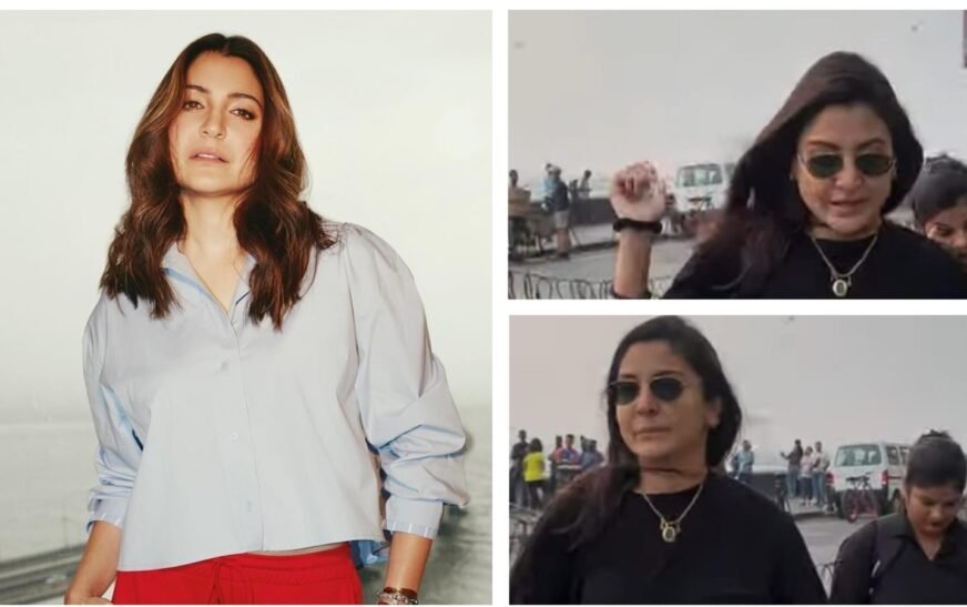 Anushka Sharma back to Mumbai from Alibaug, but without Virat Kohli. Watch | Bollywood