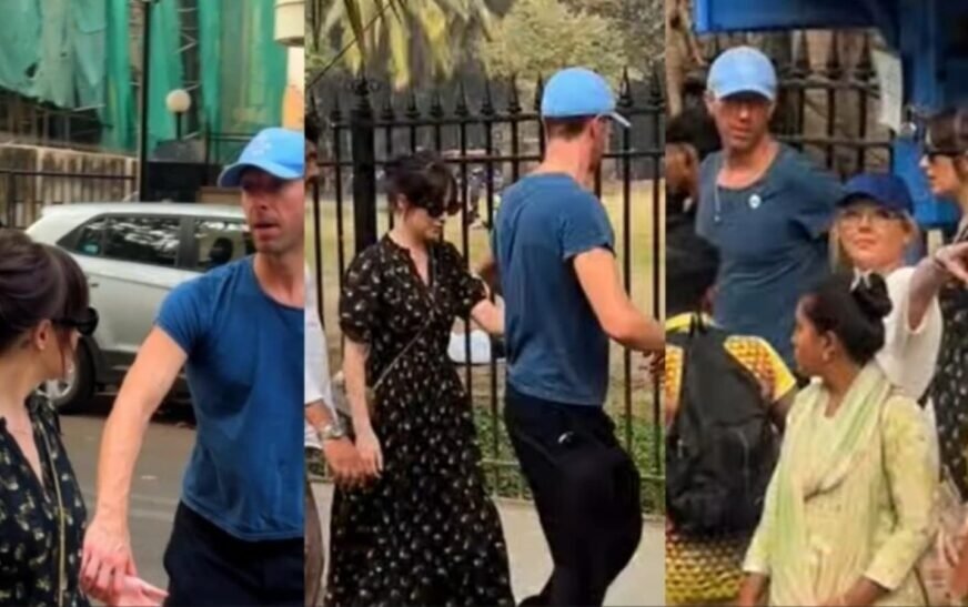 Chris Martin and Dakota Johnson hold hands as they step out in Mumbai for a date, Coldplay singer interacts with fans
