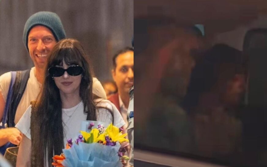 Even Chris Martin and Dakota Johnson couldn’t escape Mumbai traffic, fan spots them stuck in a jam. Watch