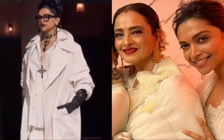 Deepika Padukone walks the ramp for Sabyasachi for 1st time after daughter Dua’s birth; fans compare her look with Rekha | Bollywood