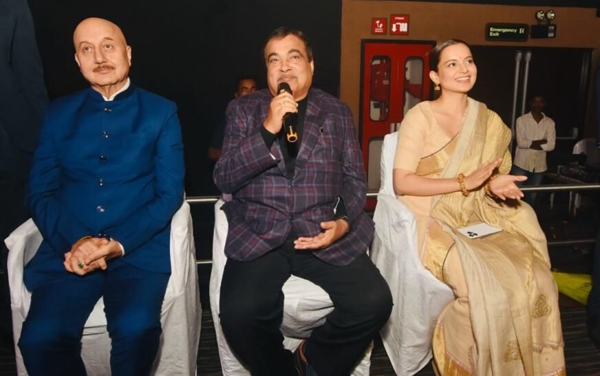 Kangana Ranaut holds first screening of Emergency for Nitin Gadkari: ‘After 6 months of struggle, film is ready’ | Bollywood