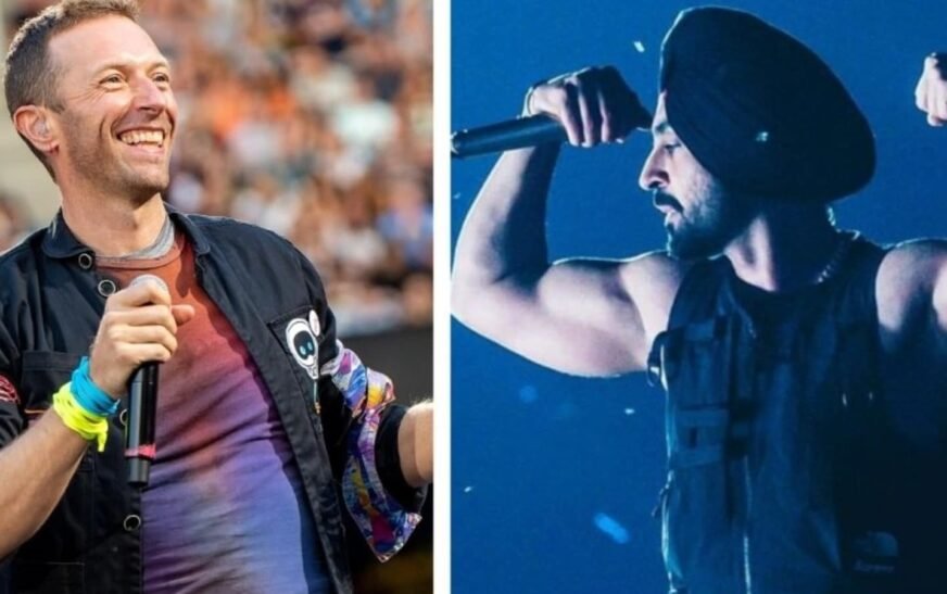 Coldplay x Diljit Dosanjh crossover: Chris Martin reads ‘Punjabi aa gaye oye’ from fan sign at Abu Dhabi concert. Watch