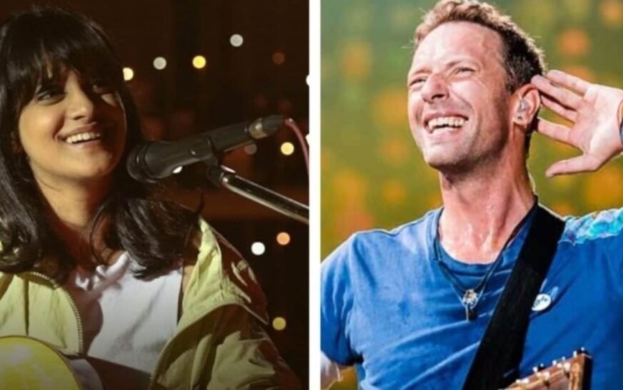 Jasleen Royal lends desi touch to Chris Martin’s We Pray at Coldplay’s Mumbai concert. Watch