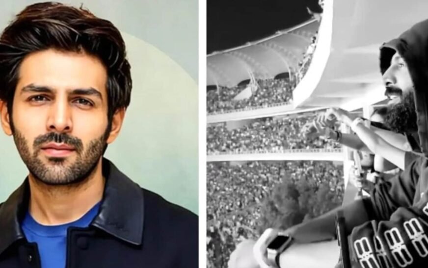 Kartik Aaryan vibes with ‘sky full of stars’ at his college campus, attends Coldplay concert at DY Patil Stadium. Watch | Bollywood
