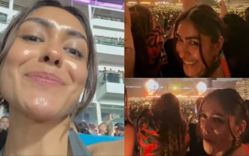 Mrunal Thakur gives fans ‘heavenly view’ as she attends Coldplay’s Mumbai concert: ‘Did something I always wanted to do’