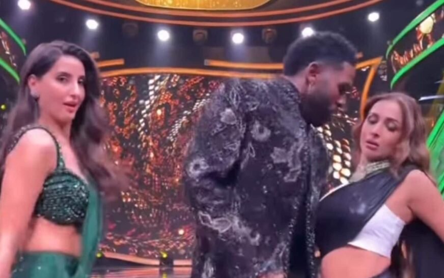 Nora Fatehi, Malaika Arora show some sultry dance moves in saree with Jason Derulo. Watch | Bollywood