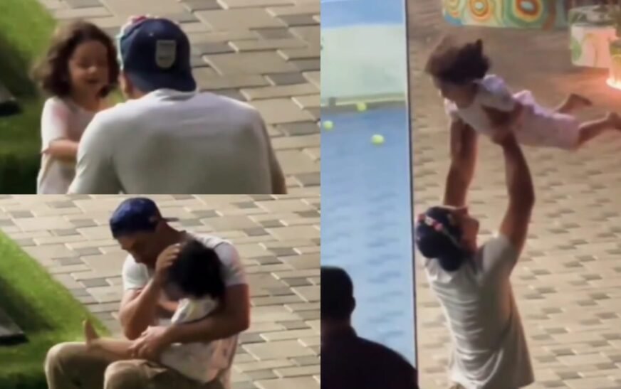 Ranbir Kapoor wears Raha’s hairband during playtime while Alia Bhatt enjoys padel; fans call it ‘peak girl dad moment’