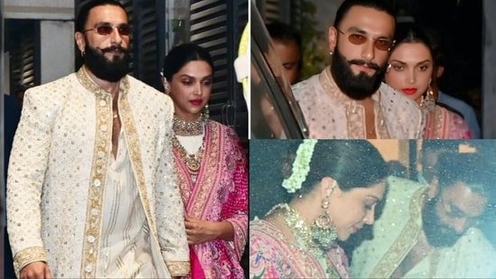 Ranveer Singh holds Deepika Padukone’s hand, escorts her to car after cousin’s wedding, sees her off with a kiss. Watch | Bollywood