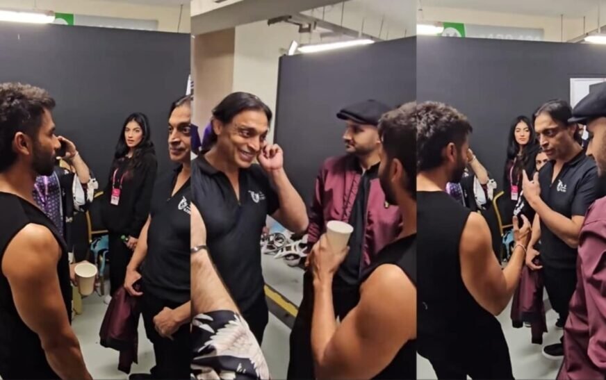 Kabir Singh meets Rawalpindi Express: Shoaib Akhtar says it was ‘lovely running into’ Shahid Kapoor in UAE. Watch | Bollywood