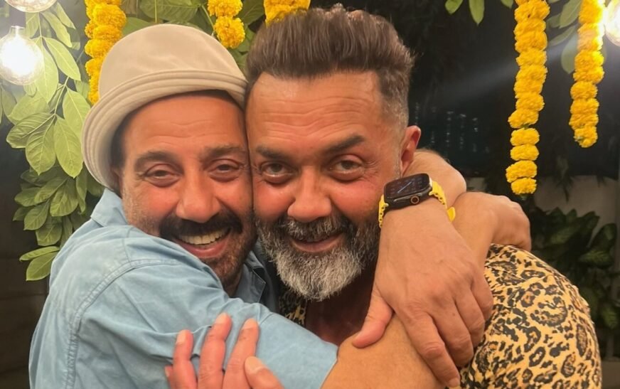 Sunny Deol hugs younger brother ‘my lord’ Bobby Deol as he clocks his 56th birthday. See post | Bollywood