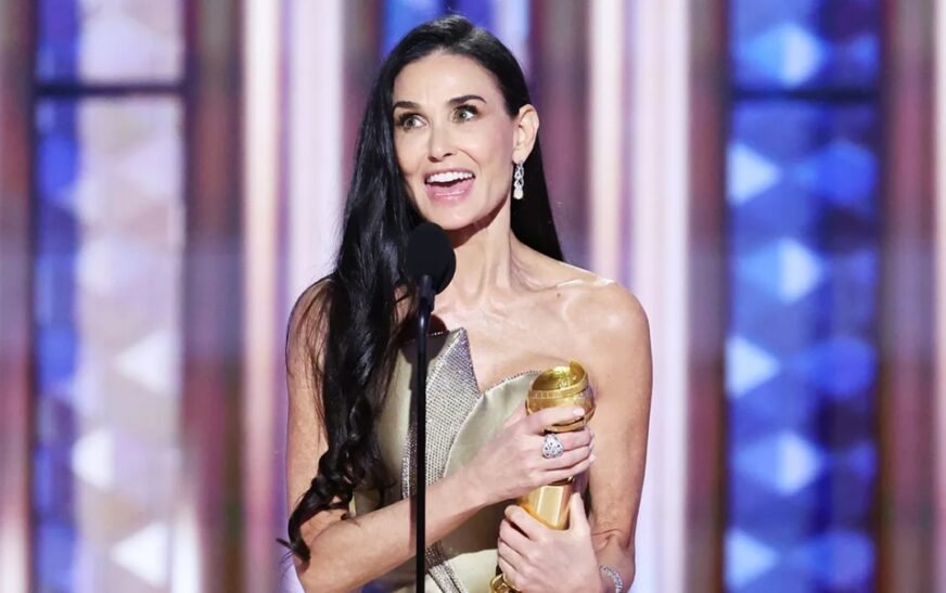 Demi Moore wins first Golden Globe for ‘The Substance’ after 45 years in Hollywood – India TV