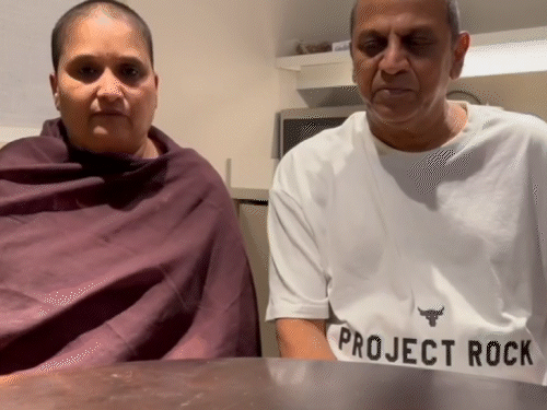 kannada actor shiva rajkumar wins battle against cancer | कैंसर से जंग जीते कन्नड़ एक्टर शिव राजकुमार: कीमो थेरेपी से चेहरा पहचान पाना मुश्किल, सोशल मीडिया पर फैंस को दी खुशखबरी