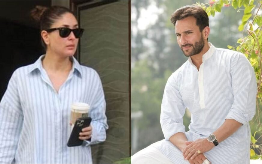 Kareena Kapoor reaches Lilavati Hospital with police security to meet Saif Ali Khan after his surgeries. Watch | Bollywood