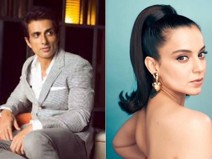 Kangana Ranaut does not want to be friends with Sonu Sood | कंगना रनोट नहीं करना चाहतीं सोनू सूद से दोस्ती: कहा- कुछ लोग जो नाराज हैं उन्हें नाराज ही रहना चाहिए, अवॉर्ड को कहा- कुछ रियल नहीं