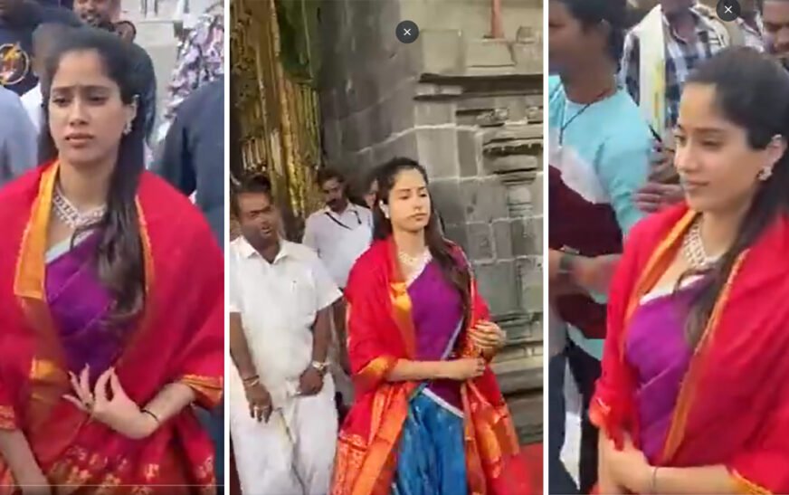 Jahnvi Kapoor visits iconic Tirumala Temple, seeks blessings with Shikhar Pahariya