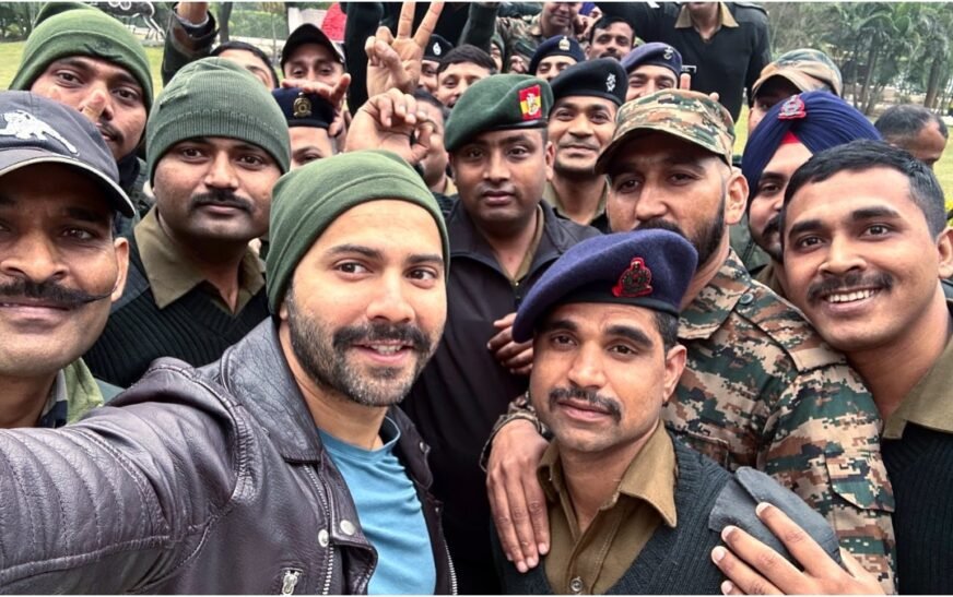 Varun Dhawan preps with ‘real heroes of India’ for Border 2, pays tribute to jawans on Army Day – India TV